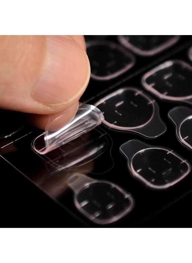 Shein Press-on Nails - 12 Medium Pieces - Artificial Nails, Perfect for Parties, Comes with 1 Sheet of Double-Sided Adhesive - Oval Shape - Image 2